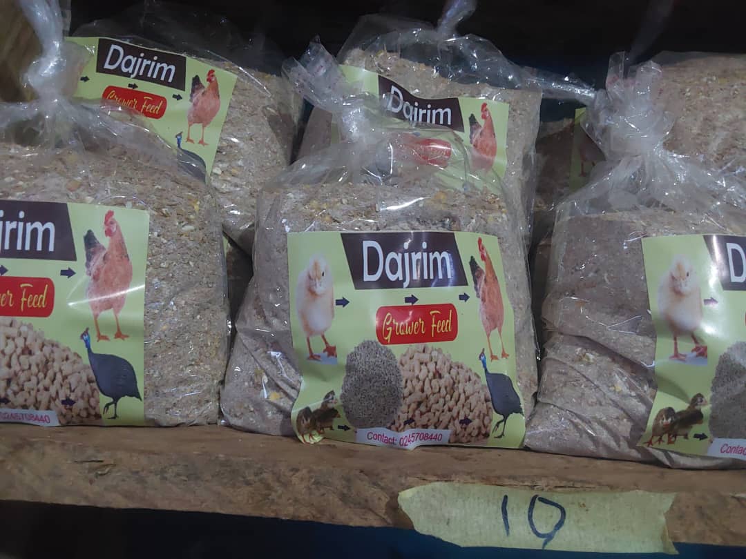 Display of Dajrim Grower Feed bags