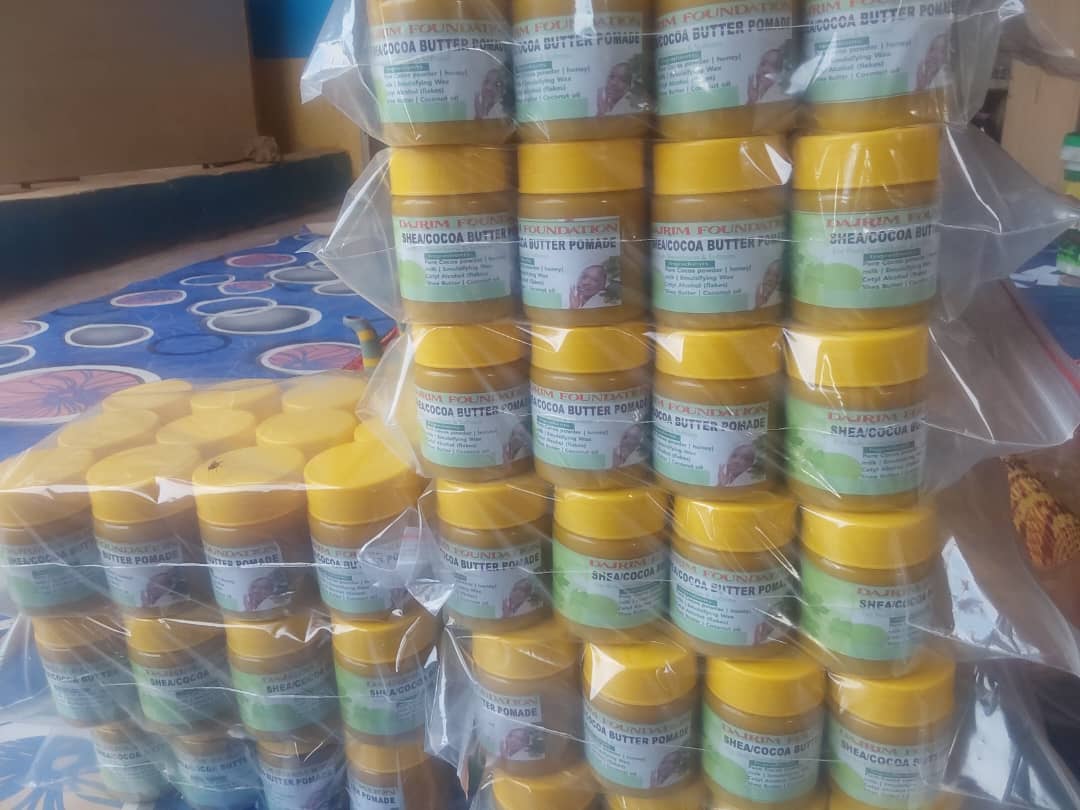 Women processing agricultural products collectively